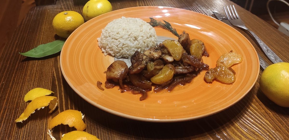 Удивите своих близких: куриное филе в медово-мандариновой глазури