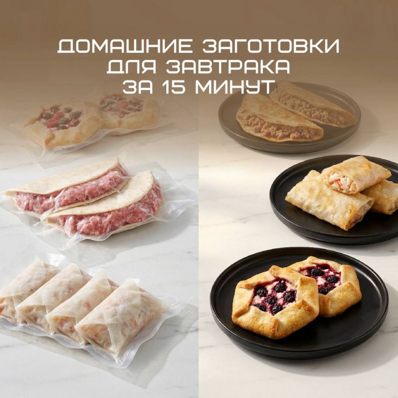 Удобные домашние завтраки за 15 минут: простые заготовки для заморозки