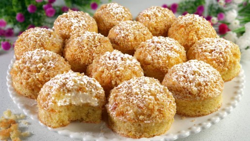 Пирожные с апельсиновым вкусом: легкий рецепт для чайной паузы