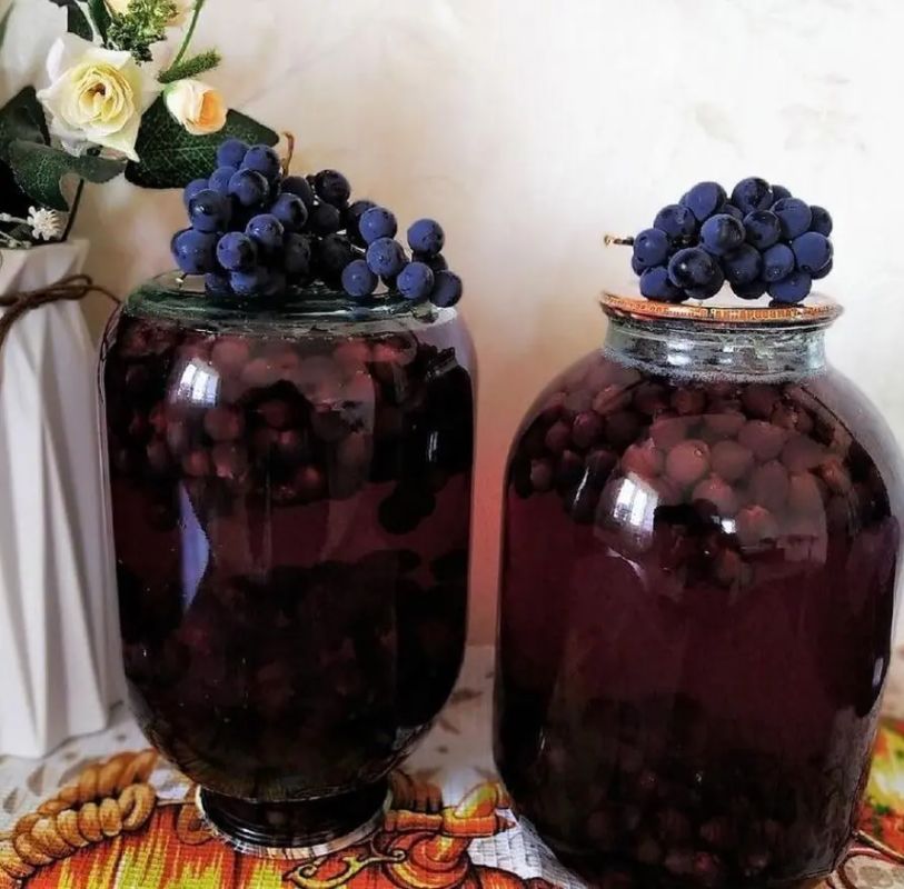 Неповторимый компот из винограда Изабелла на зиму: простой рецепт