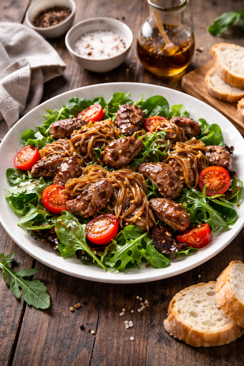 Как создать идеальный салат с куриной печенью: секреты мягкости и сочности