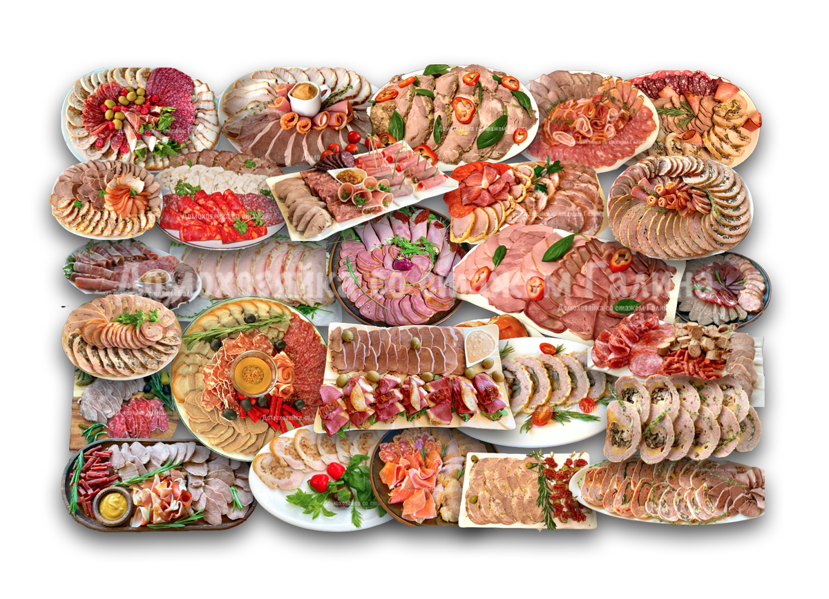 Как украсить праздничный стол мясными нарезками