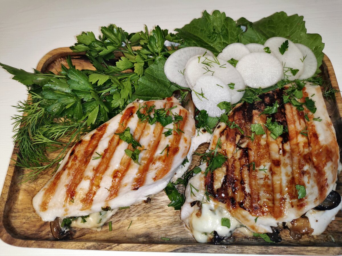 Сочные куриные кармашки на гриле: просто, быстро и вкусно