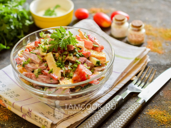 Салаты с ветчиной: простота и вкус в каждой тарелке