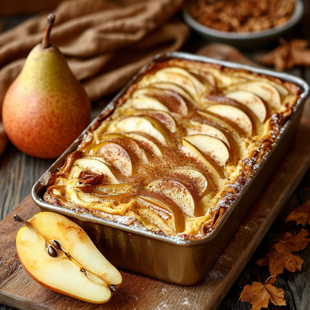 Идеальная творожная запеканка с грушами: рецепт, который влюбляет с первого укуса
