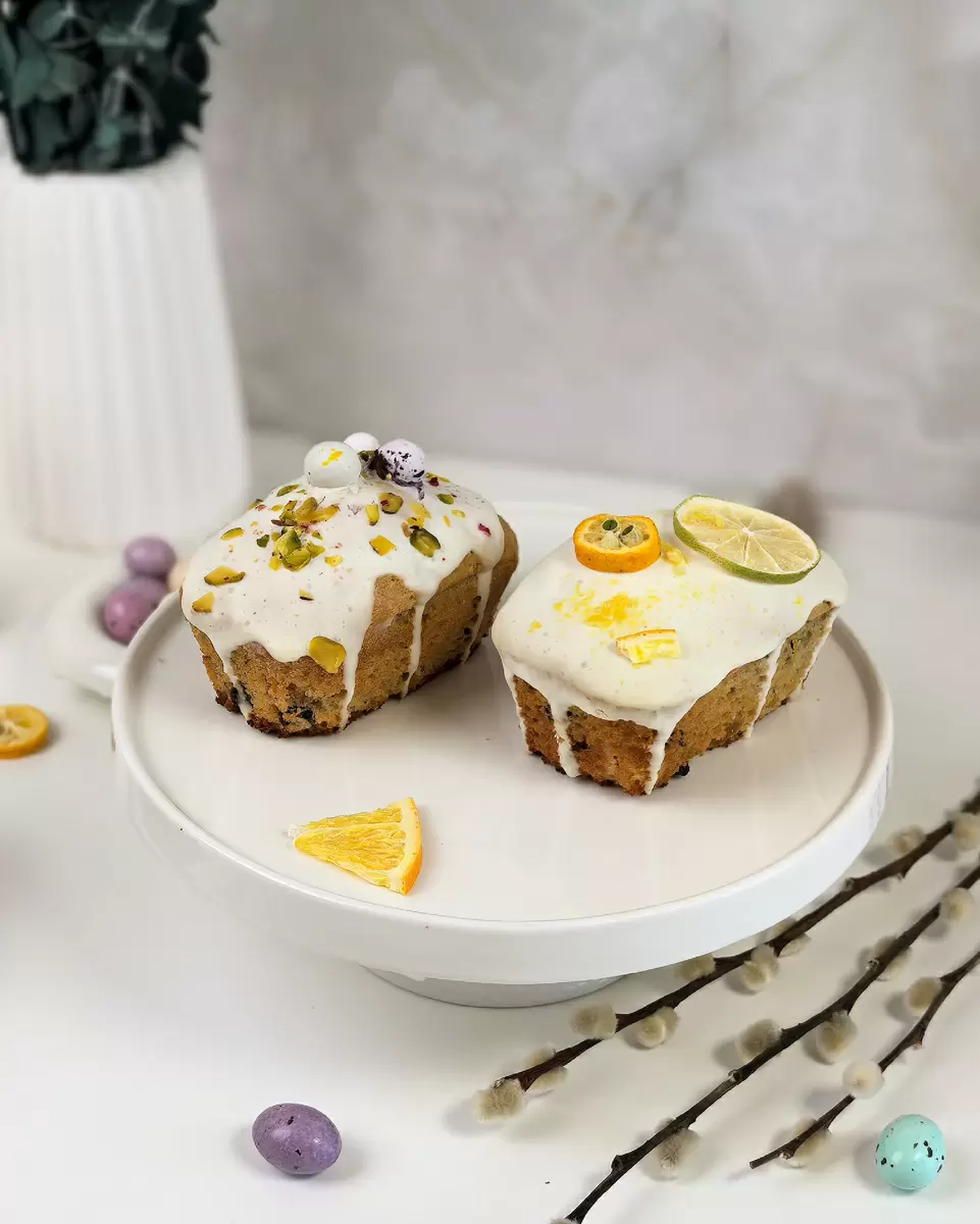 Пасхальные кексы: цитрусовый взрыв вкуса без сахара