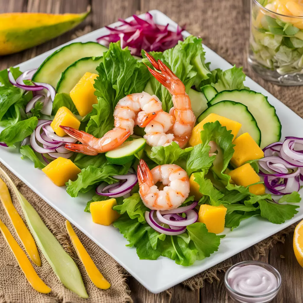 Салатные шедевры на вашей тарелке: удивительные рецепты с креветками и оригинальными заправками