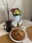 Шарлотка с яблоками и грушами: осеннее наслаждение к чаю